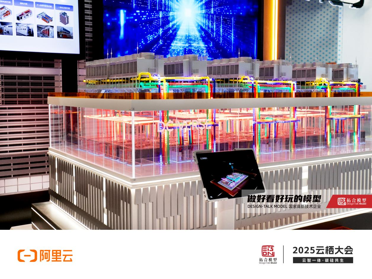 拓合模型-阿里云AI数据中心沙盘展示模型